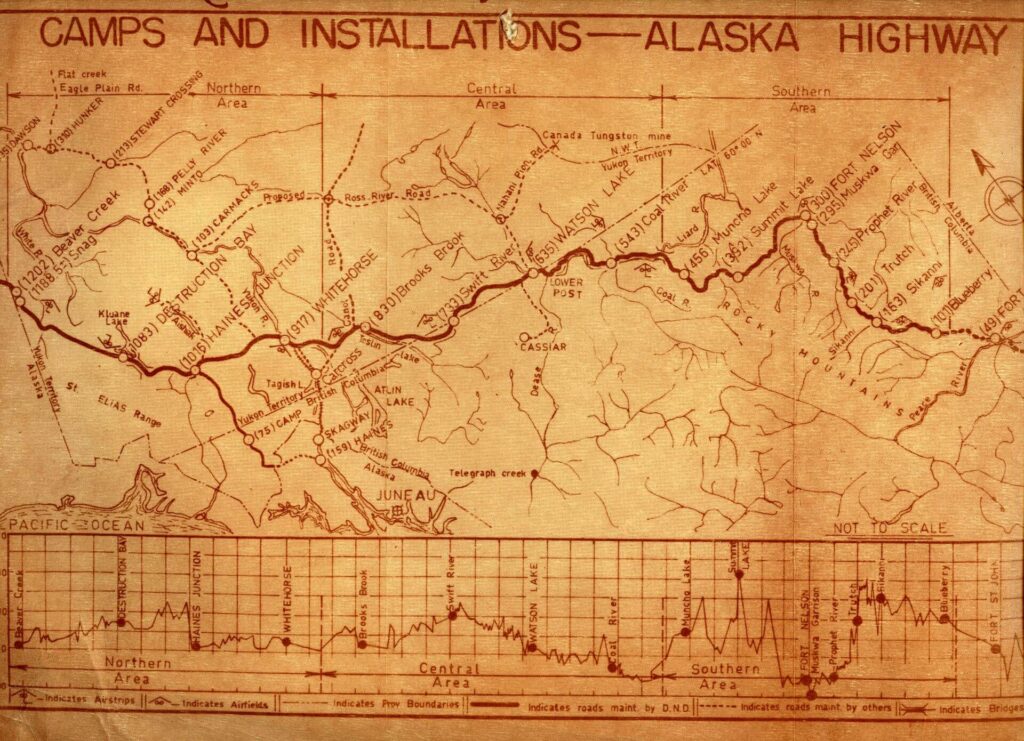 Camps and installations - alaska highway