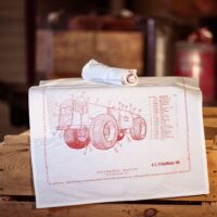 LCC-1 LeTourneau Red Tea Towel