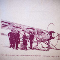 Queen of the Yukon Purple Tea Towel - Image 3