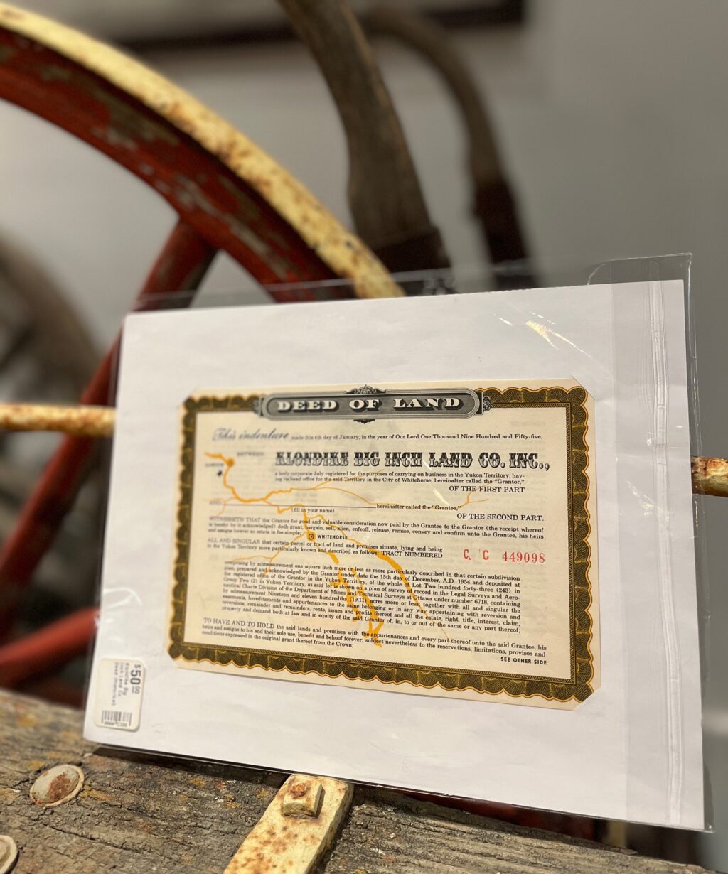 Klondike Big Inch Land Co. Deed (Historical)